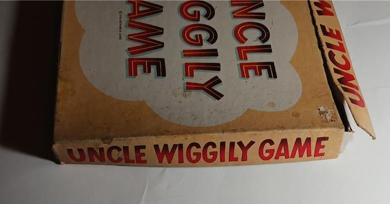 UNCLE WIGGILY GAME 1950’S MILTON BRADLEY COMPLETE WOODEN PIECES CARDBOARD TILES