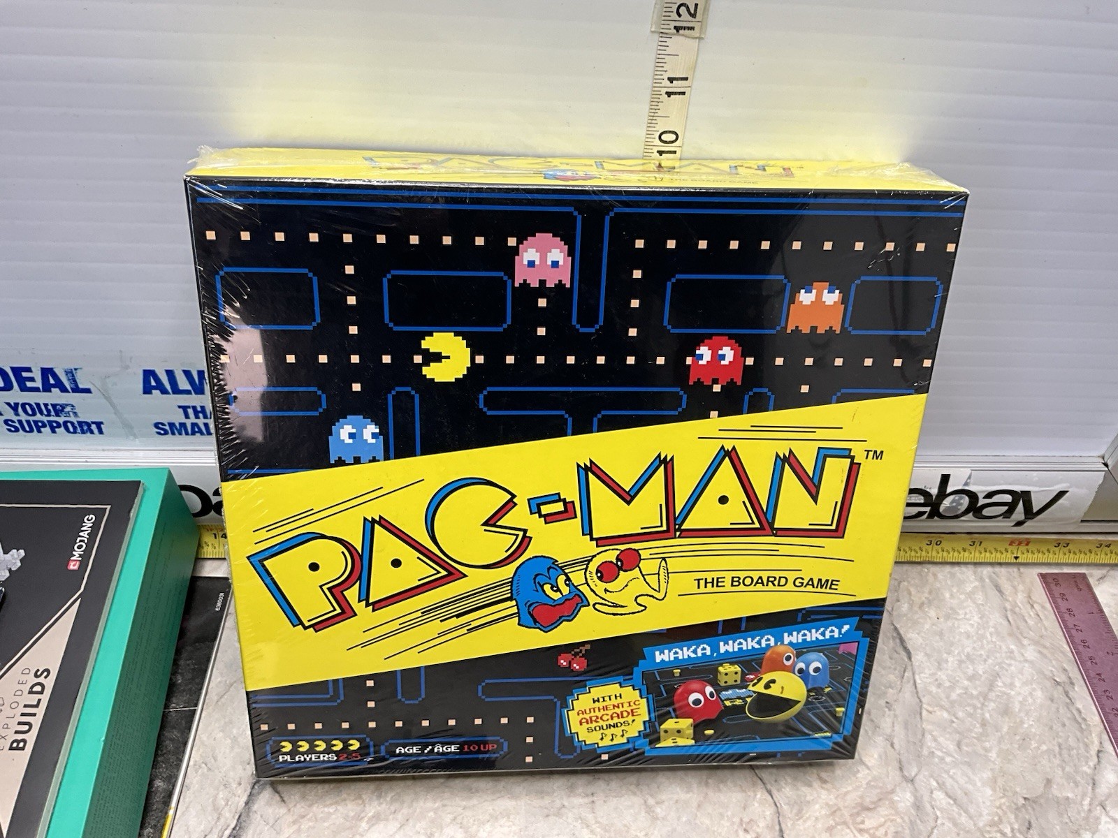Pac Man Board Game Classic Arcade Sounds Buffalo Games 2019 Complete