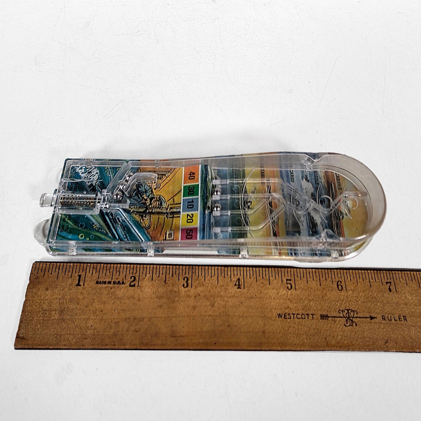 Plastic Submarine Pinball Game • Durham Industries • Hong Kong • Vintage 1975
