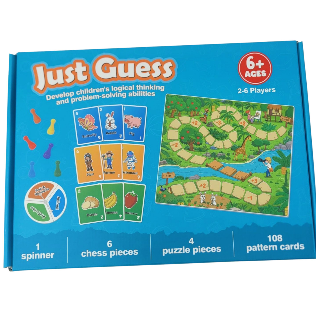 Just Guess Game for Kids Childrens Logical Thinking Problem Solving Abilities