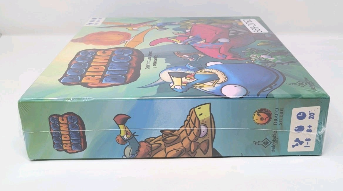 Dodos Riding Dinos Racing Board Game Draco Studios Brand New Sealed