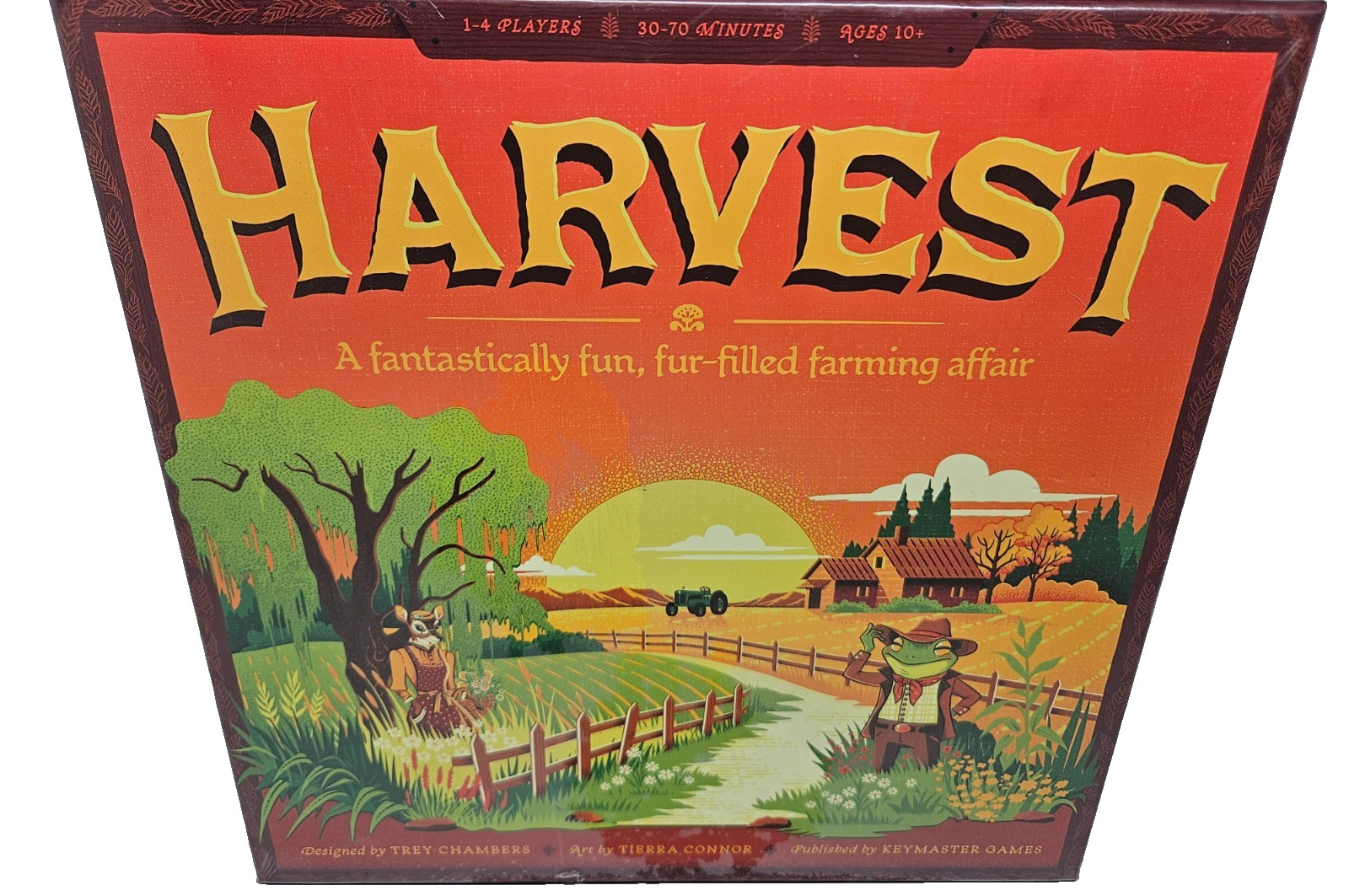 Keymaster Games Harvest Strategy Board Game NEW SEALED FLAW READ