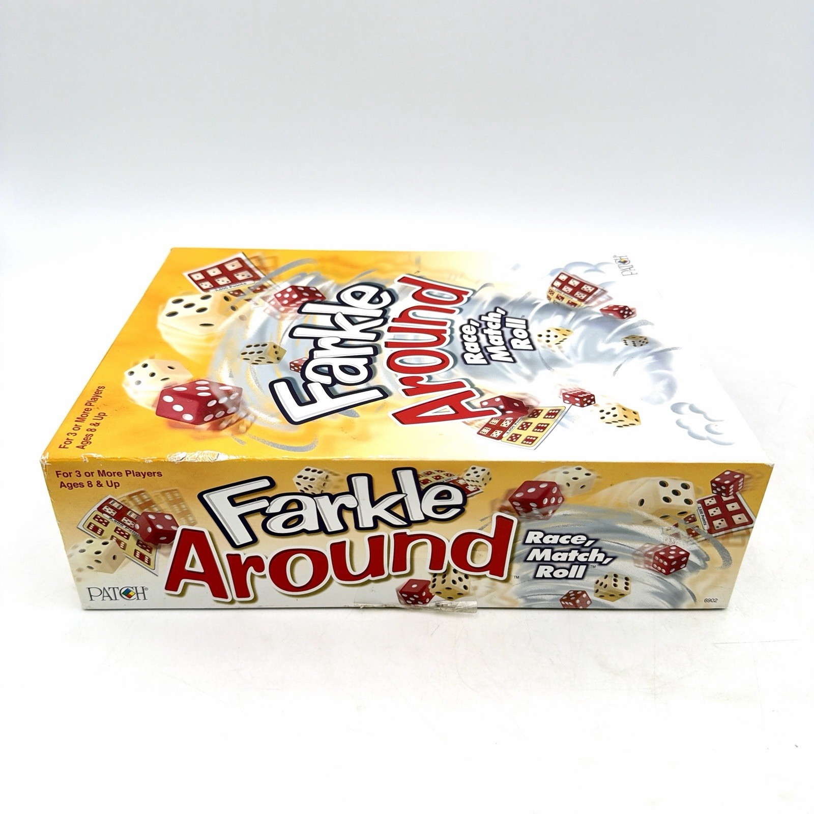 Rare Farkle Around Race Match Roll Family Dice Game Patch – Read
