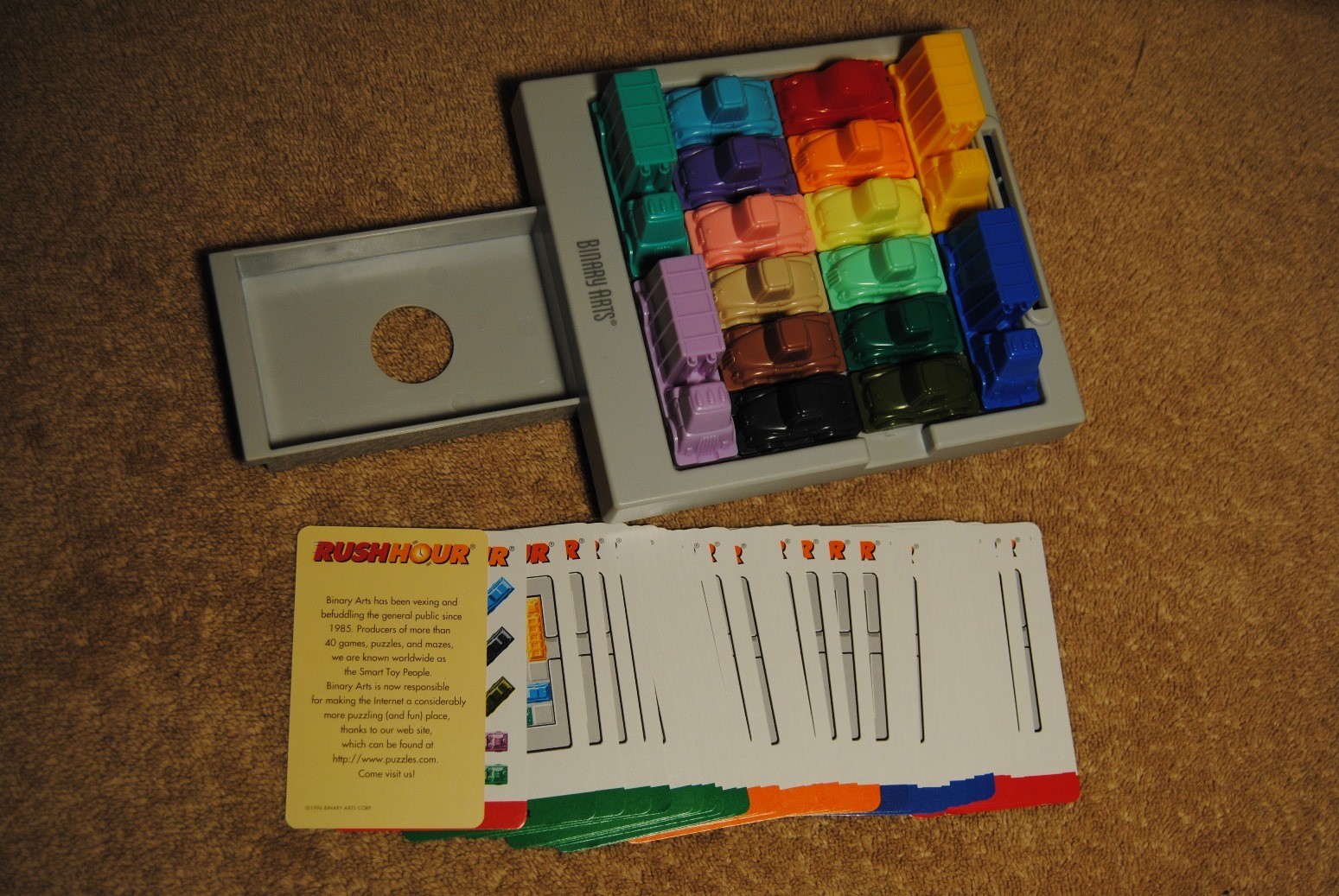 Rush Hour Traffic Jam Puzzle Game Complete 1996 Binary Arts