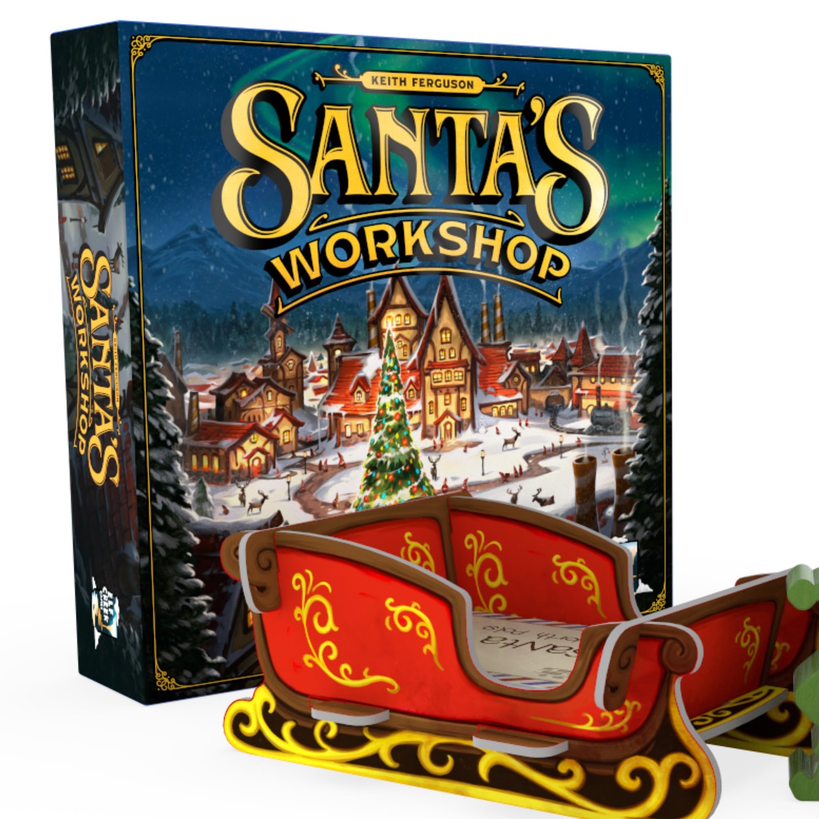 Santa’S Workshop Standard Edition (2Nd Ed) – Christmas-Themed Board Game by for