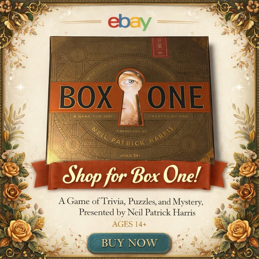 NEIL PATRICK BOX 1 GAME & MICKEY’S CHRISTMAS CAROL GAME