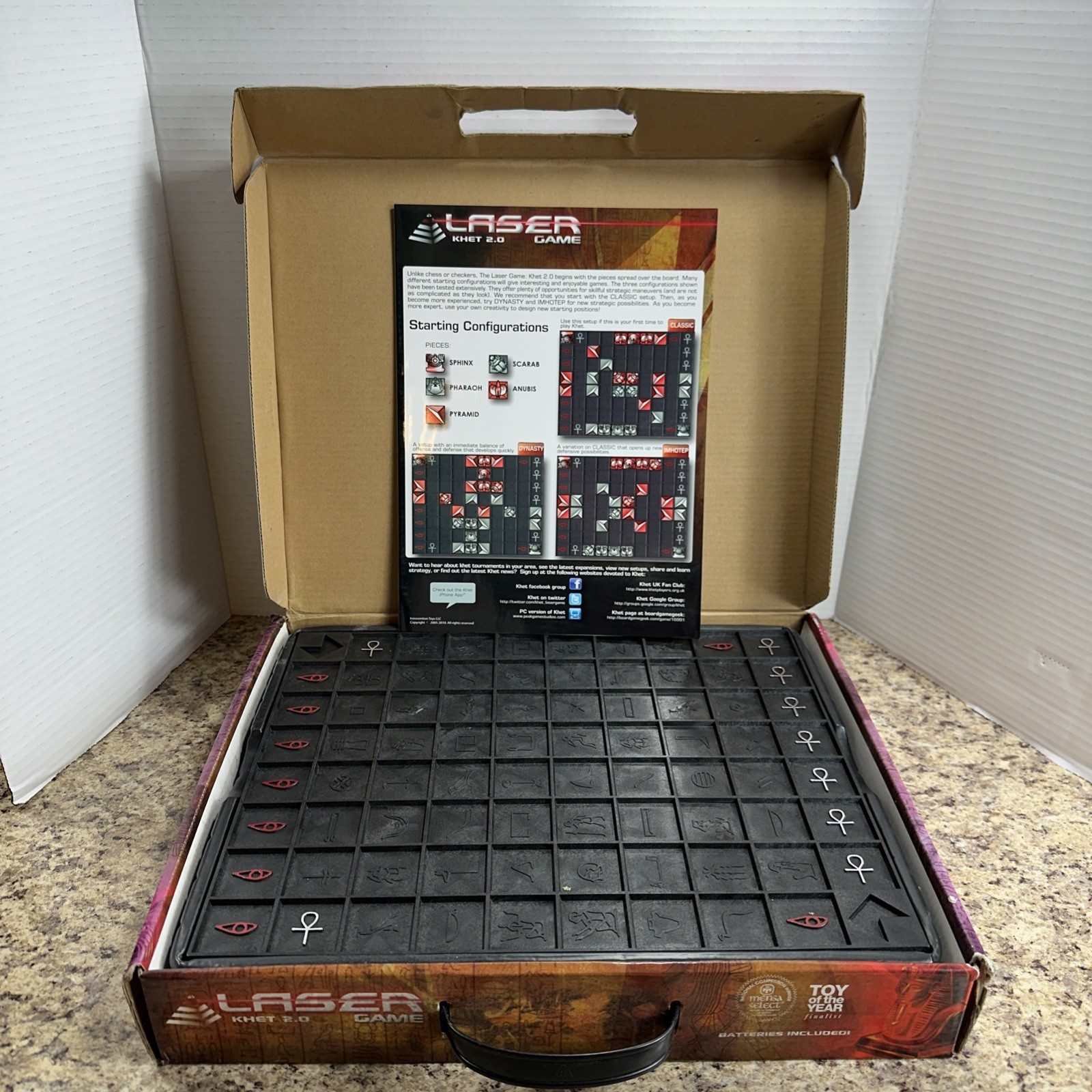 Laser Game Khet 2.0 Board Game Mensa Select Winner