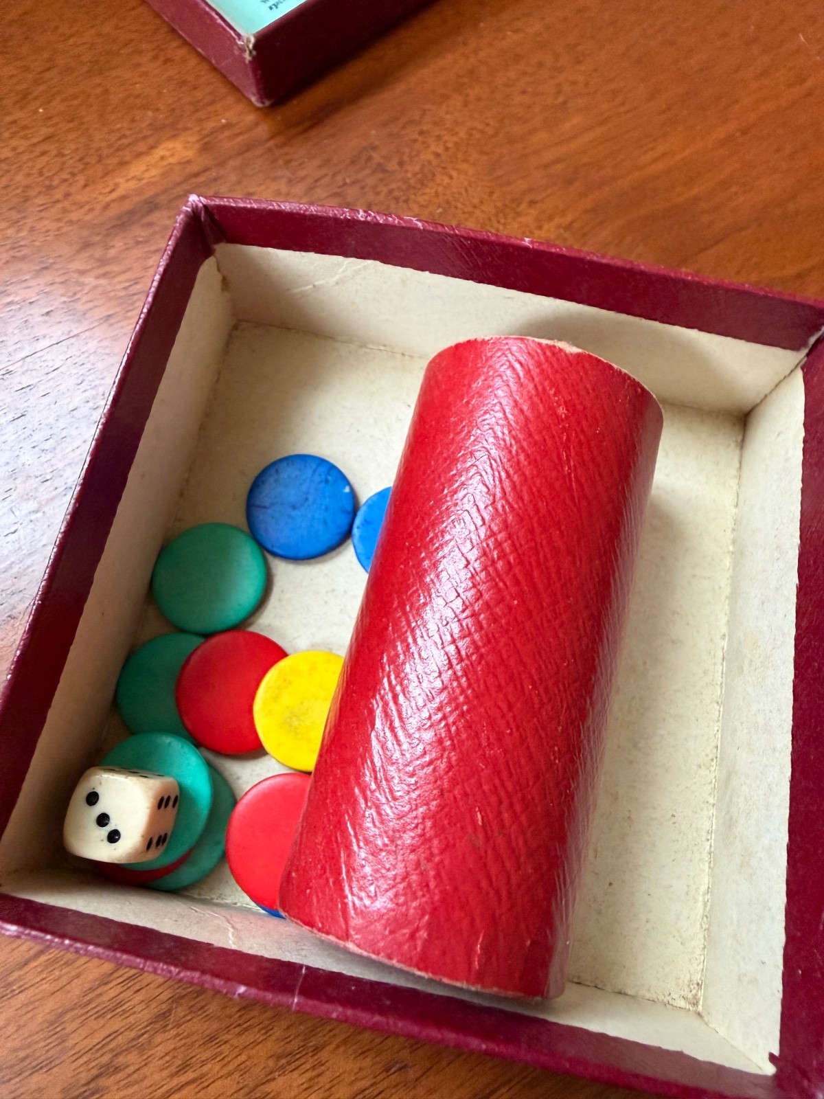 Vintage Ludo Game – British Manufacture, Boxed, 1930s–40s – includes board
