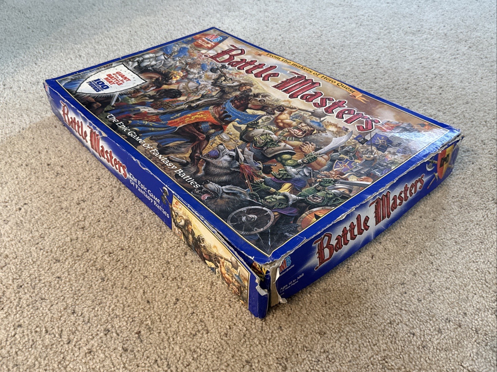 Milton Bradley Battle Masters The Epic Game of Fantasy Battles 1992 Vintage