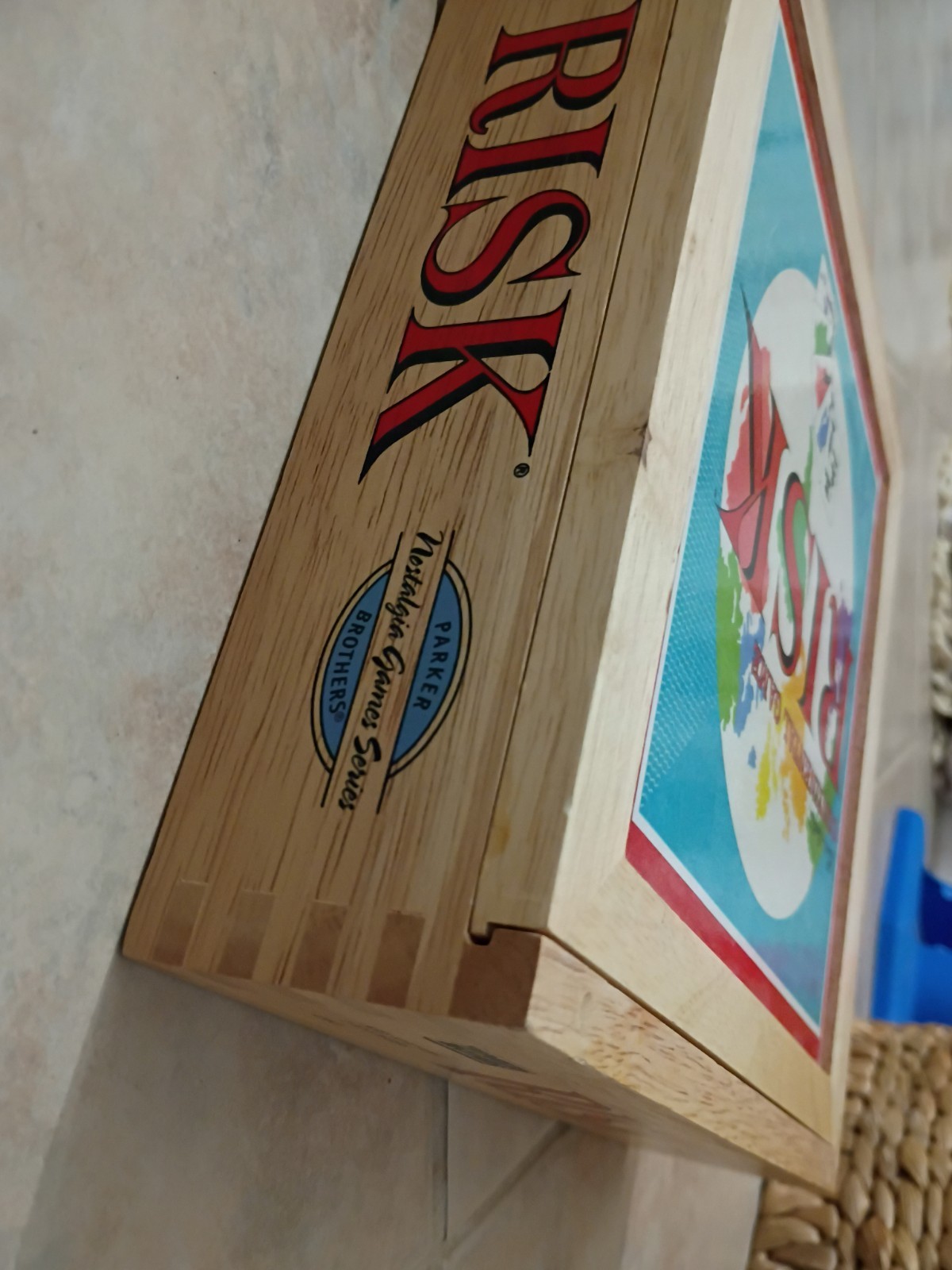 Risk Continental Nostalgia Game Series 2003 Parker Brothers Wooden Box Complete