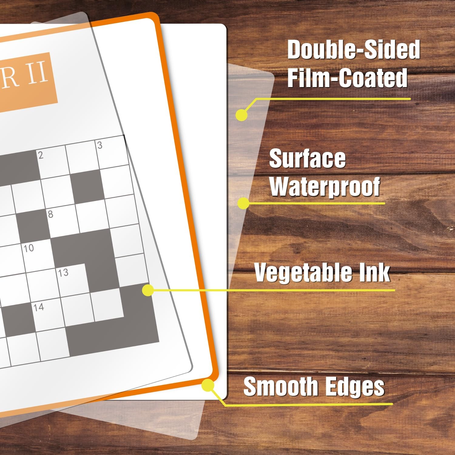 Edumaetrix 2-In-1 Mindful Puzzles Set 24 Crossword And 8 Word Search 1-12