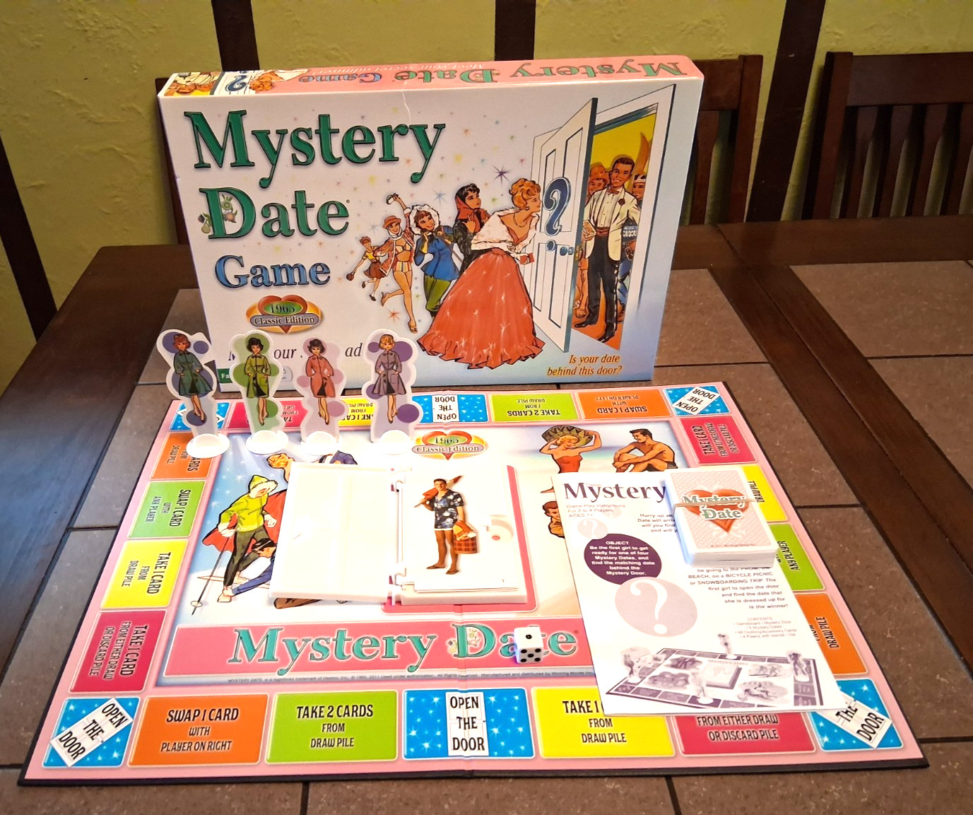 MYSTERY DATE 1965 Classic Edition Winning Moves 2011 w/box *Complete*