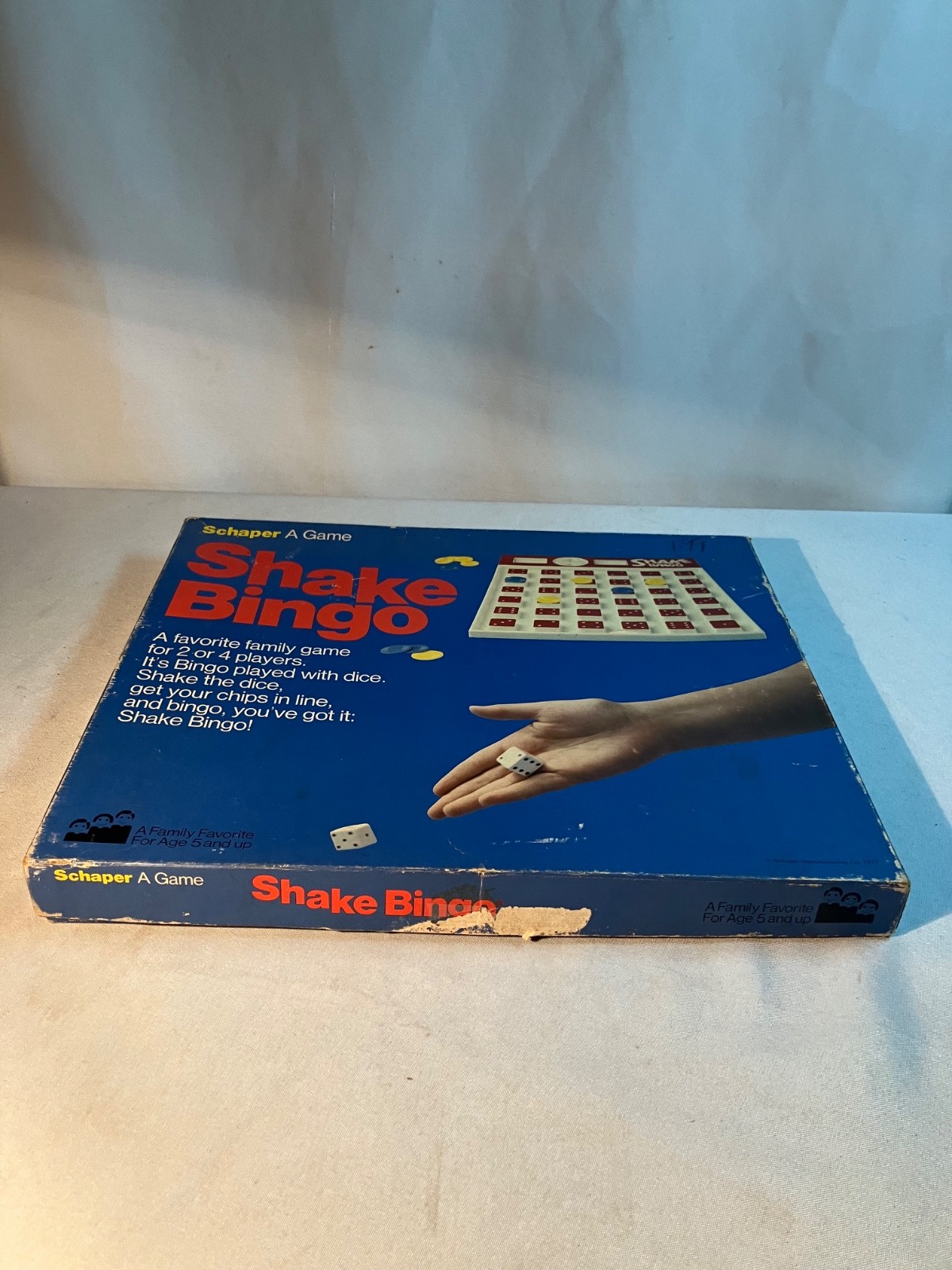 Vintage 1977 SHAKE BINGO Game COMPLETE Schaper Age 5 and up Family Favorite Game