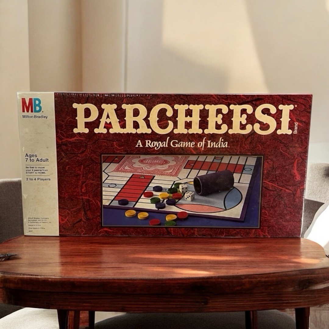 Parcheesi A Royal Game Of India 1989 Milton Bradley- New-Sealed UNOPENED!