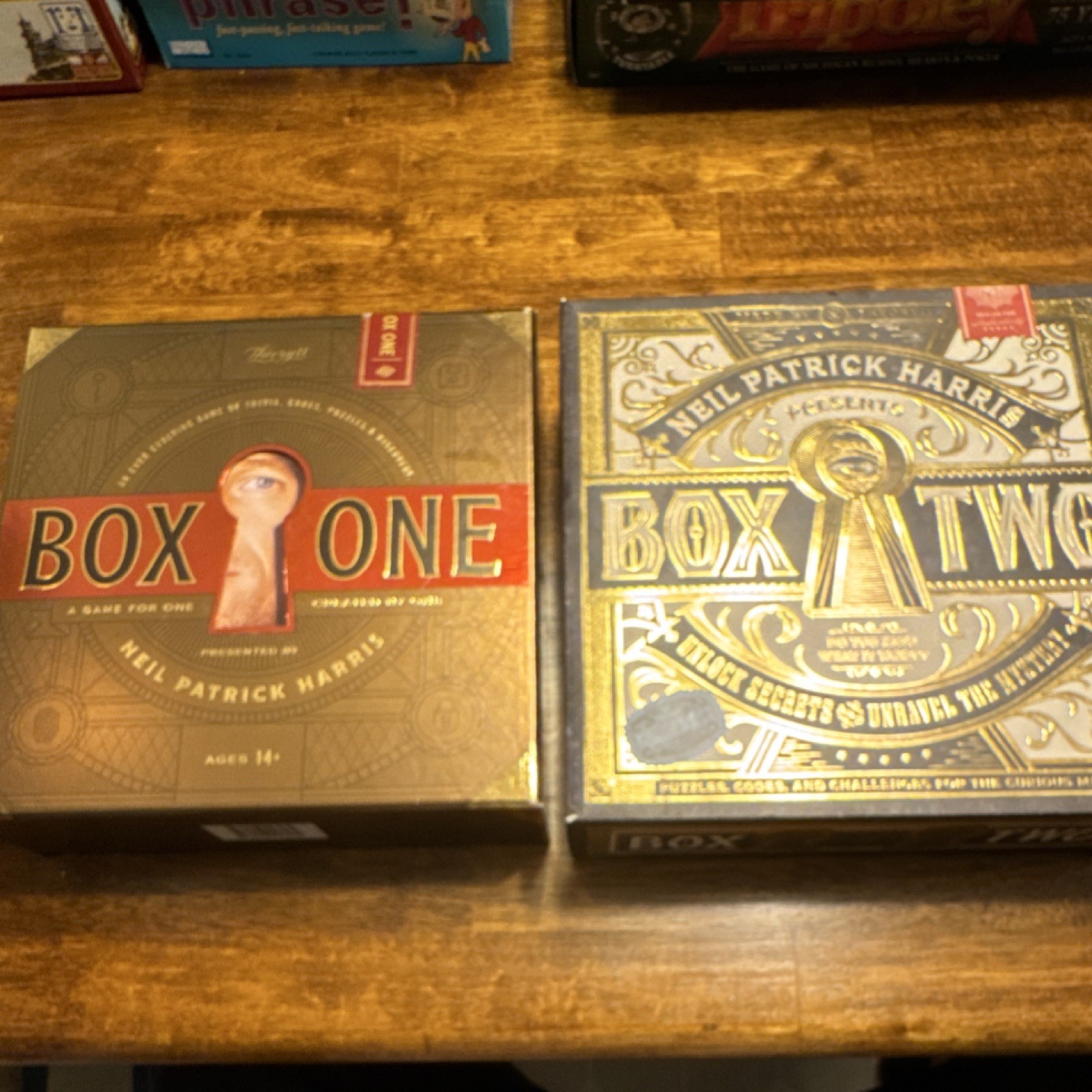 Theory11 Box One & Box Two Puzzle Game, Mystery, Ages 14+, 1 Player