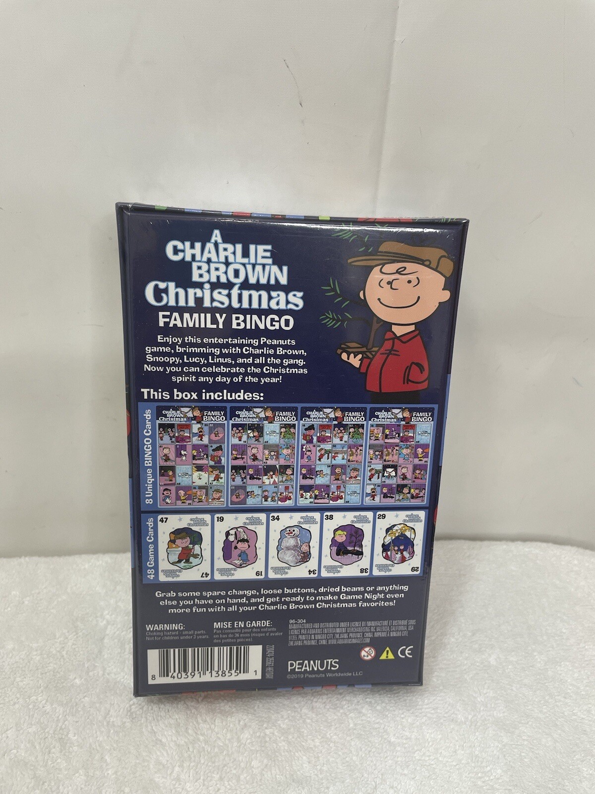 Charlie Brown Christmas Family Bingo Peanuts 2-18 player 8+ Years Family Fun