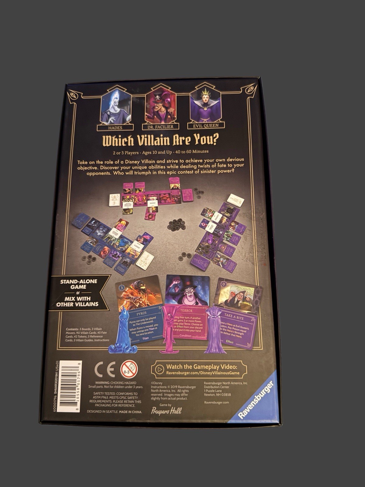 Disney 2019 VILLAINOUS GAME Wicked to the Core NEW Open Box by Ravensburger