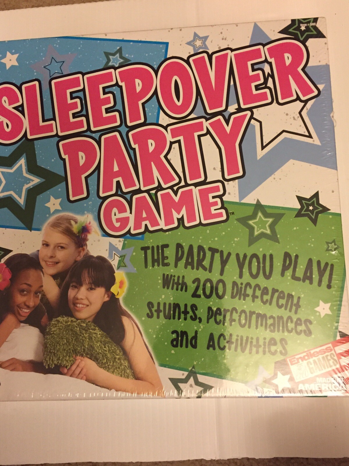 The Sleepover Party Card Game – Brand New & Factory Sealed