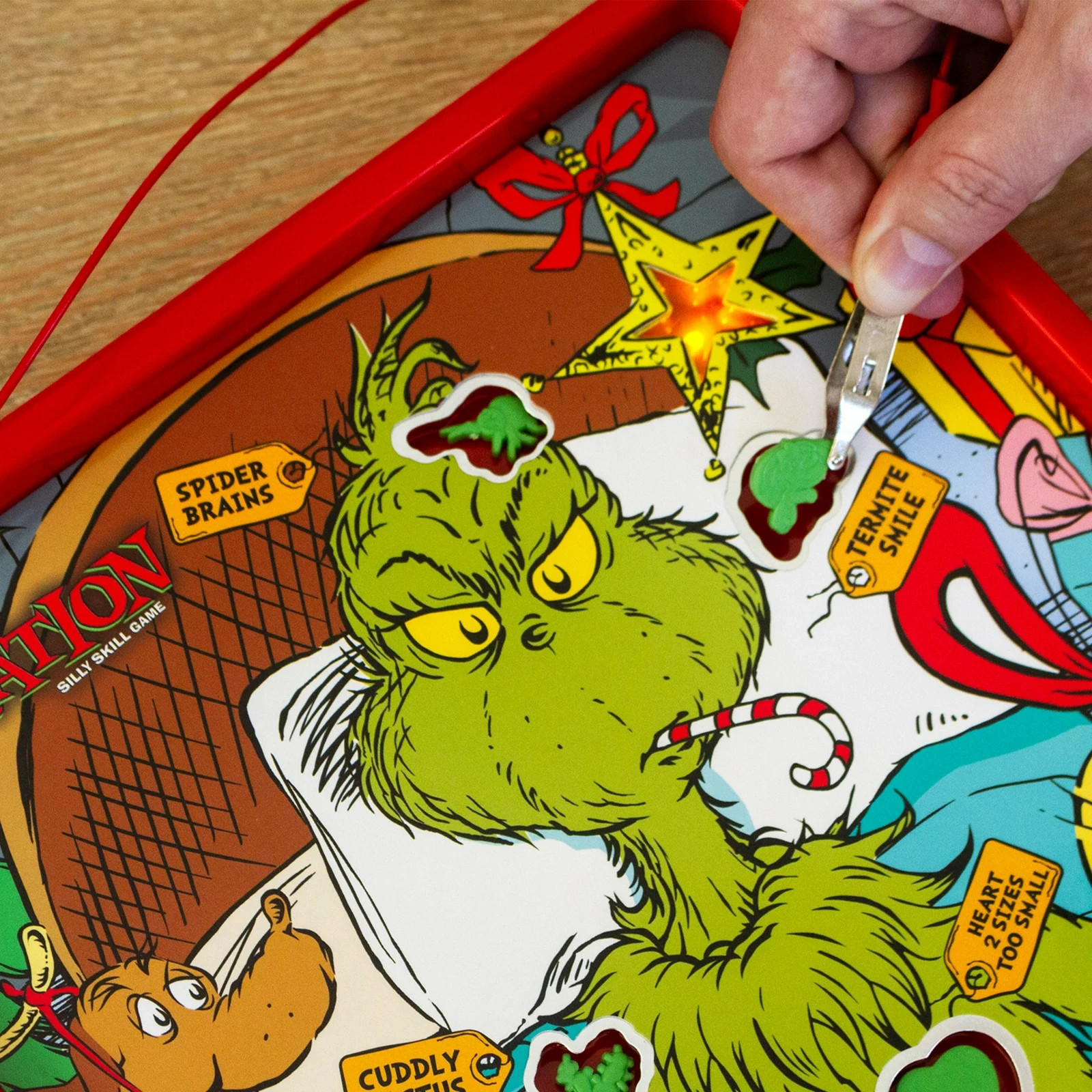 Operation Dr. Seuss Grinch Board Game Holiday Family Fun by USAopoly