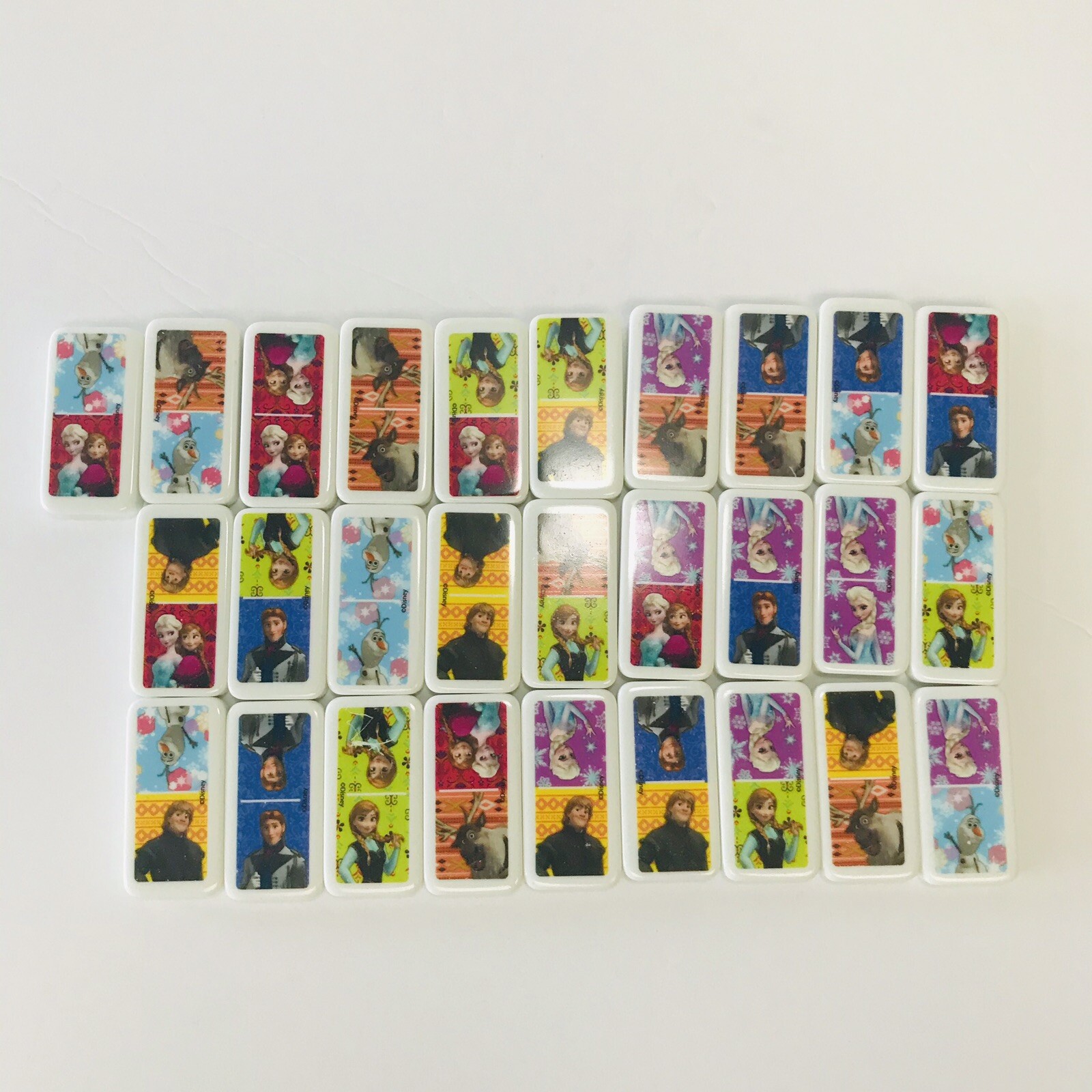Disney Frozen Dominoes Game Princess Elsa and Anna Olaf 28 Pcs