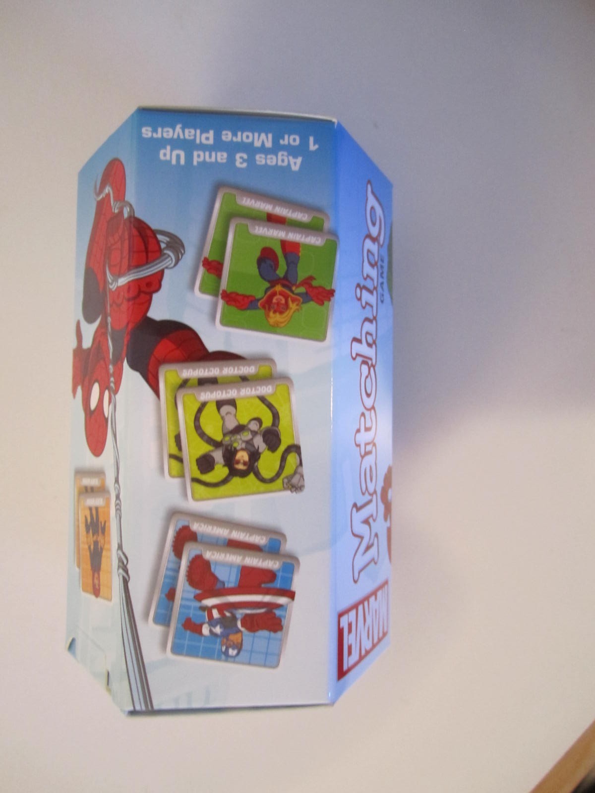NEW MARVEL MATCHING GAME WONDER FORGE + MARVEL SPIDERMAN PUZZLE 5″ X 7″ AGES 3+