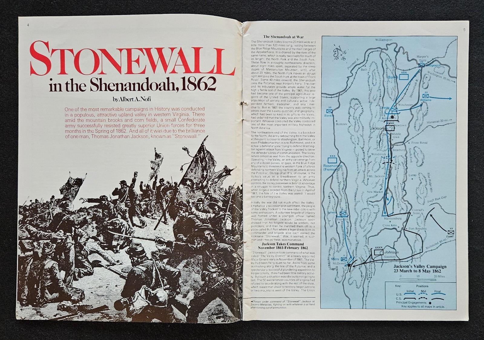 VTG SPI Strategy & Tactics #67 Stonewall Battle in Kernstown 1862 UNPUNCHED 1978