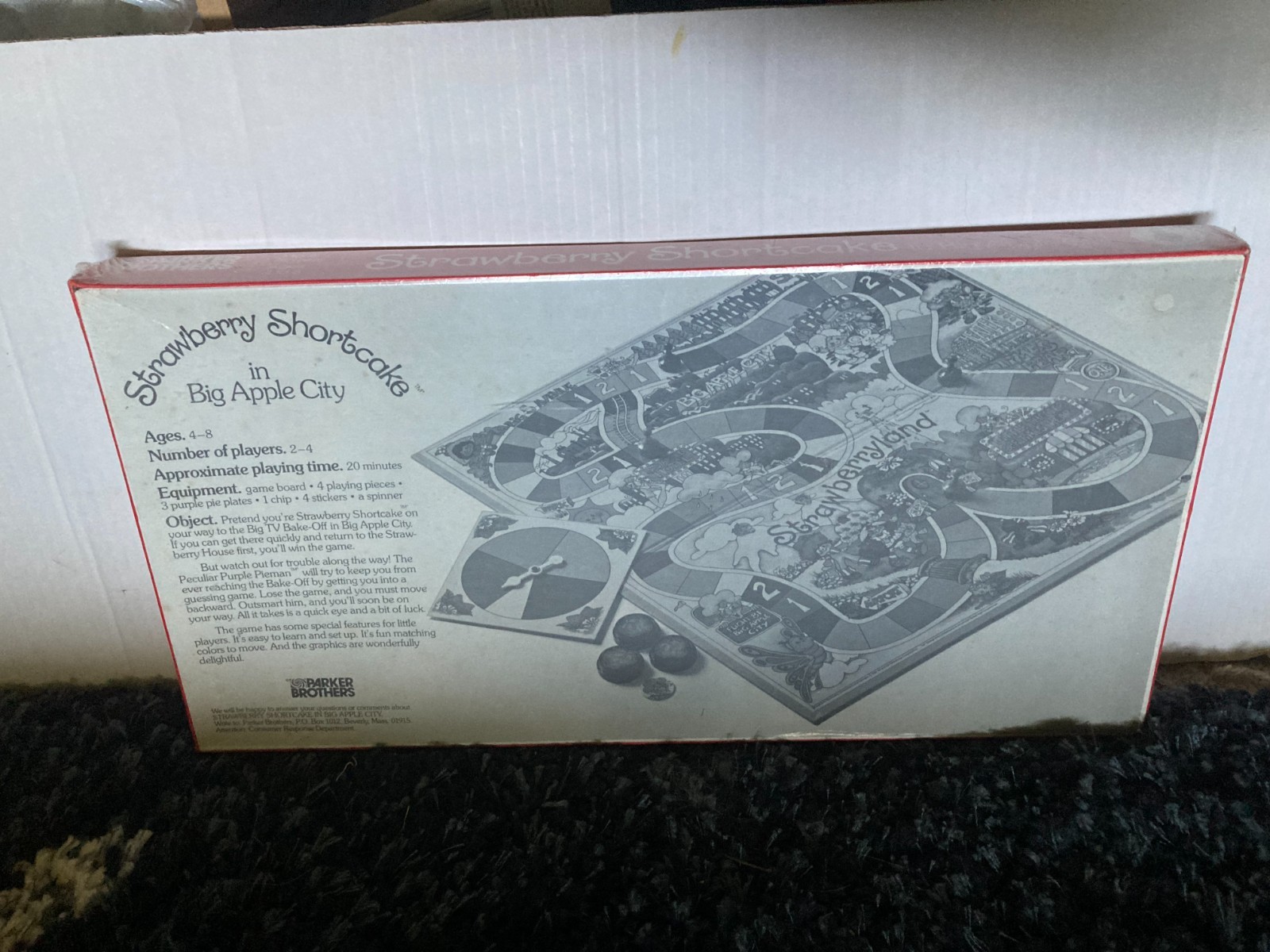 Strawberry Shortcake In the Big Apple Game 1981, Parker Brothers SEALED