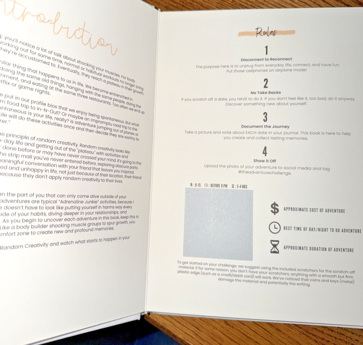 The Adventure Challenge Couples Limited Edition Game 50 Surprise Date Challenges
