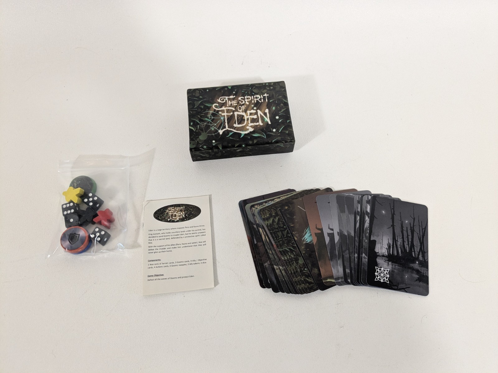 Spirit of Eden Alone Editions 1 Player Solo Solitaire Yossef Farhi Fun Rare Game