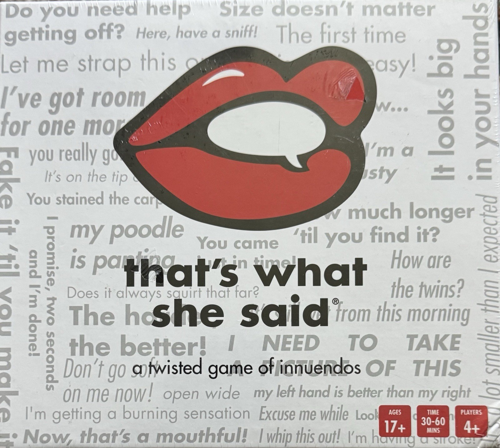 That’s What She Said Humor Party Card Game, Ages 17+ for 4+ Players