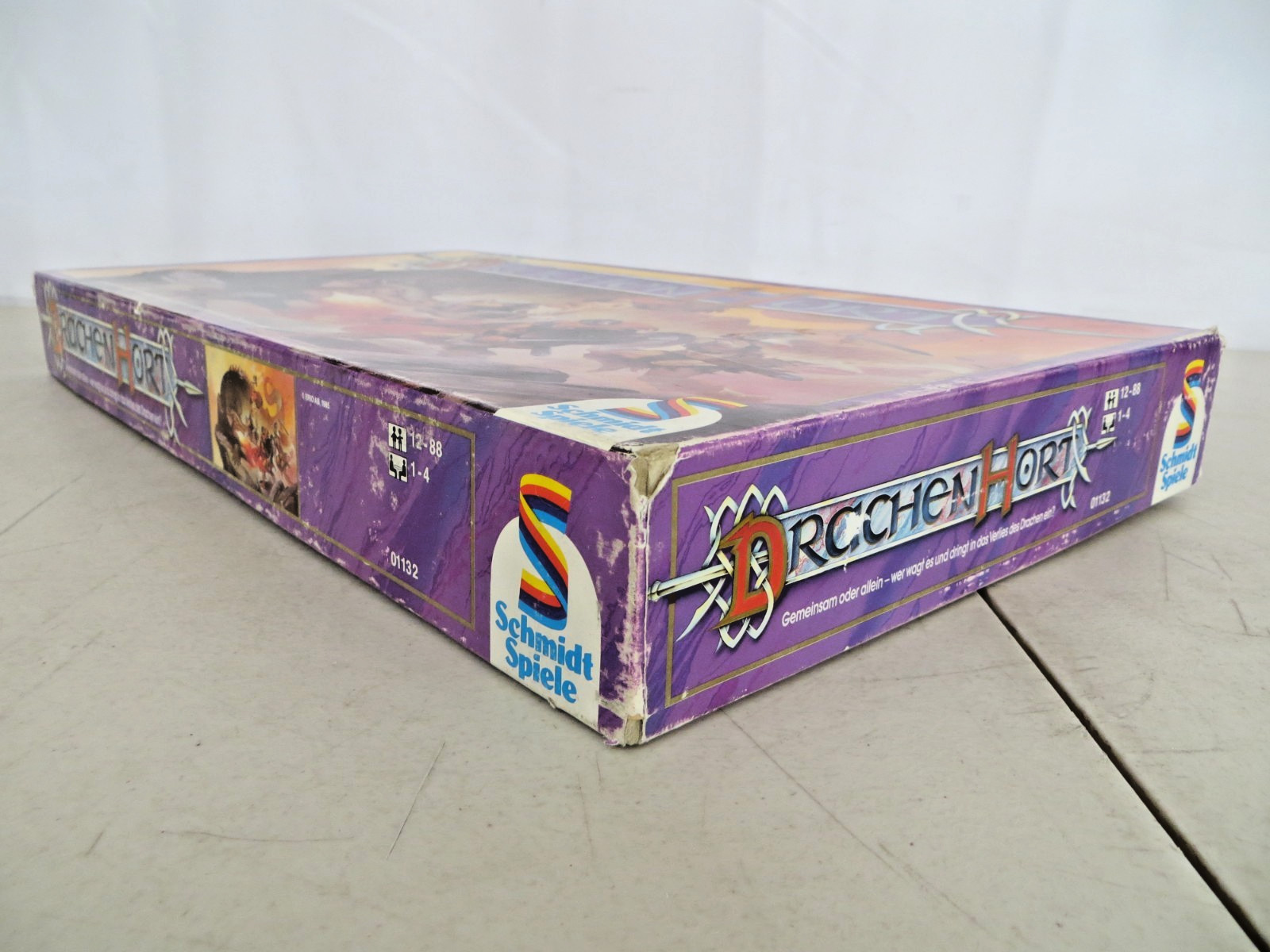 Vintage 1985 Schmidt Spiele Drachen Hort (Dragon Lair) Board Game – German RARE