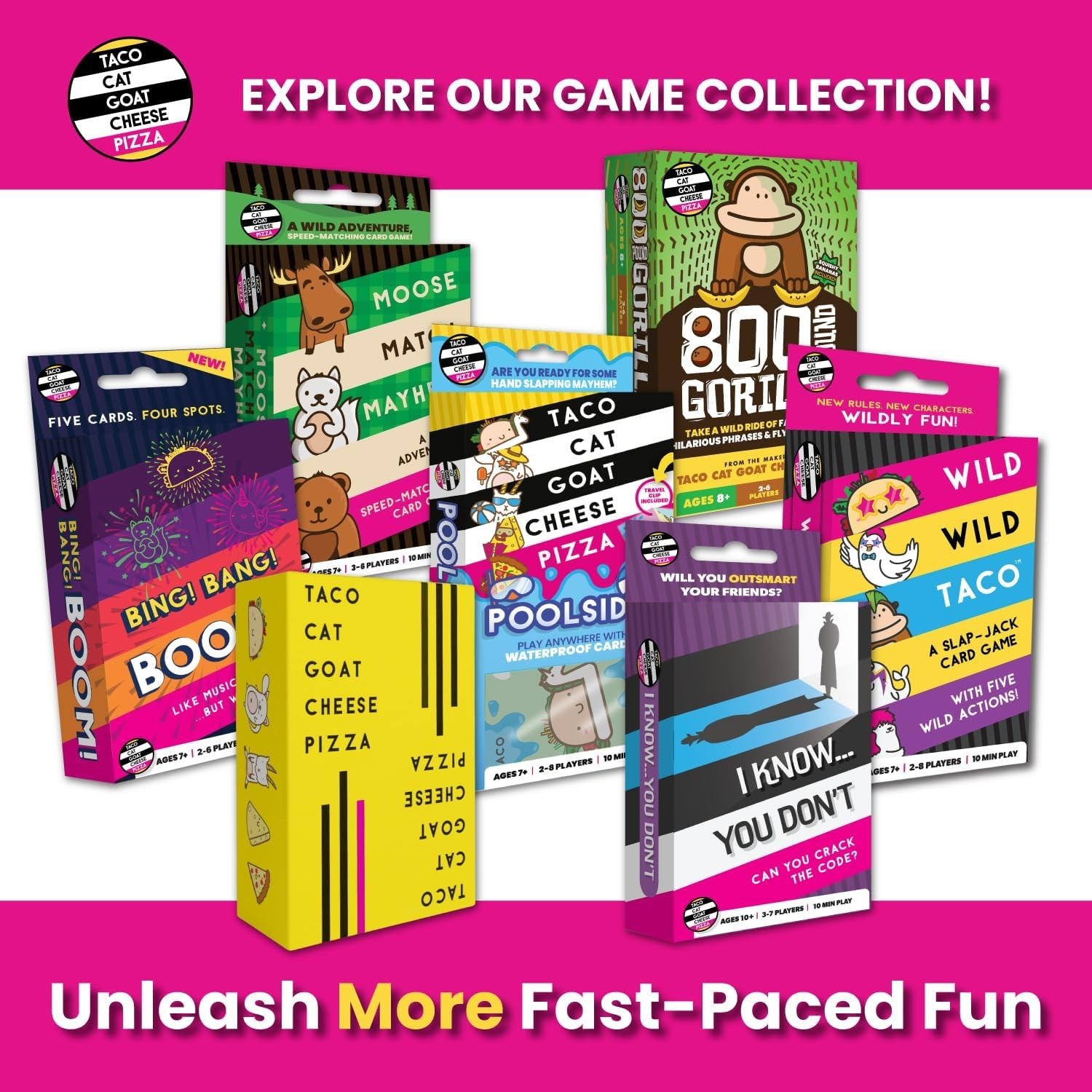 Fast-Paced Card Game for All Ages | Engaging Fun for Kids, Teens & Adults