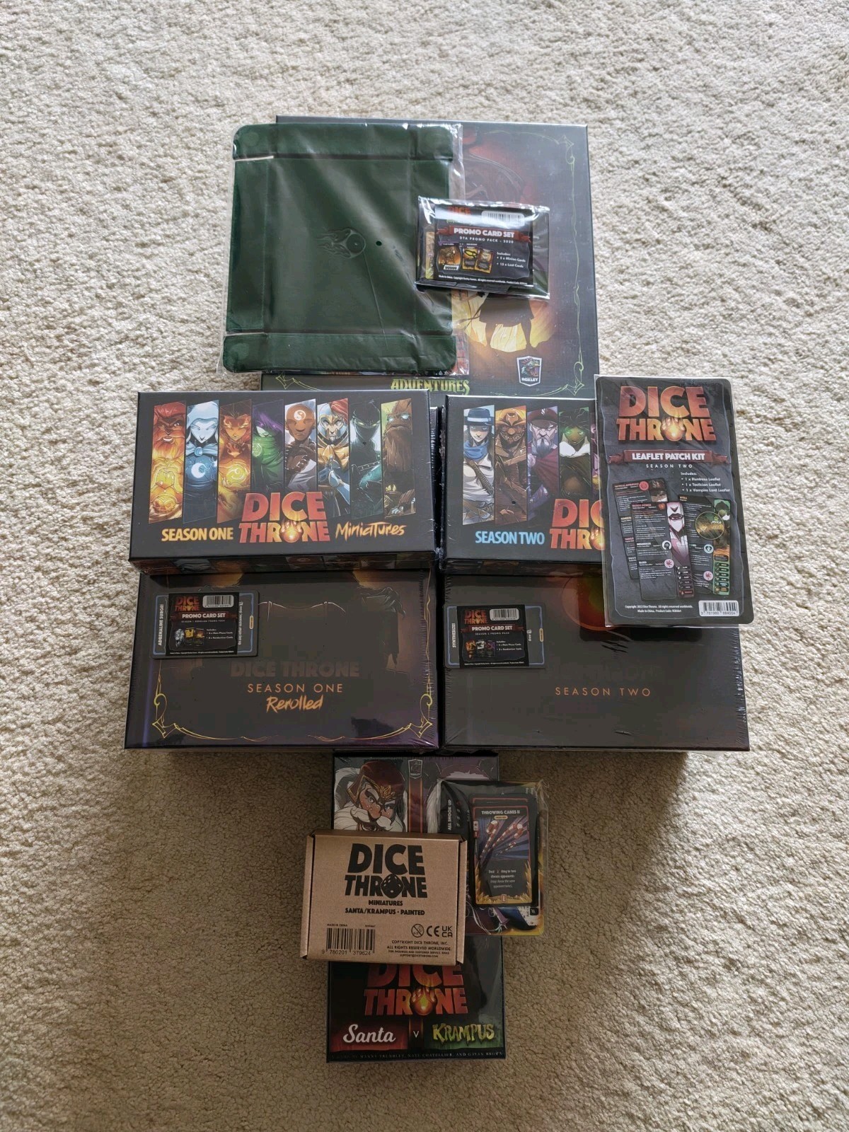 Dice Throne: S1, S2, Adventures, Santa vs Krampus Gameplay Pack Pledge
