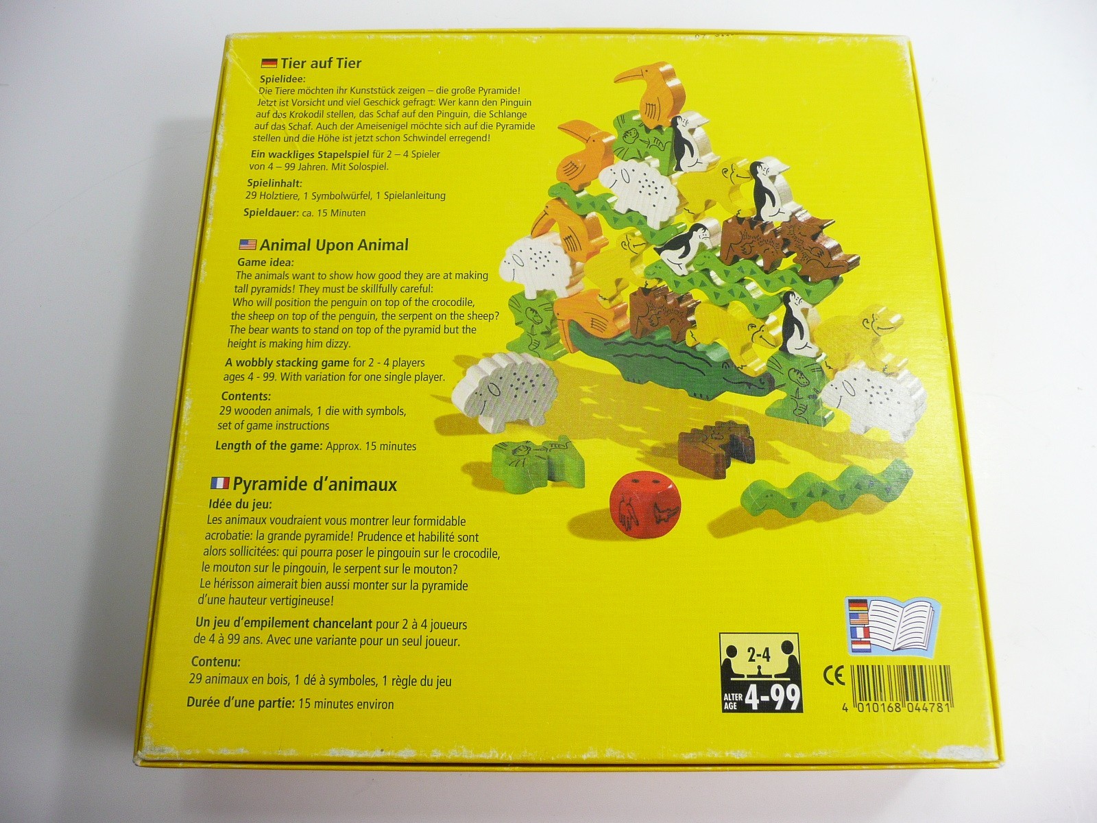 Tier auf Tier Animal Upon Animal Wood Balance Stacking Game Complete Toy Germany
