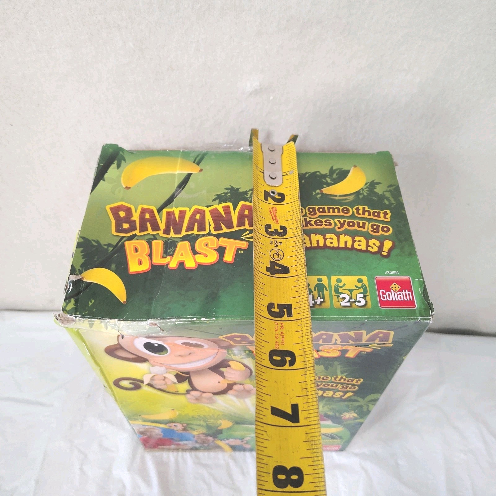 Banana Blast Game Goliath 2018 No Instructions Complete Ages 4 and Up Monkey Fun