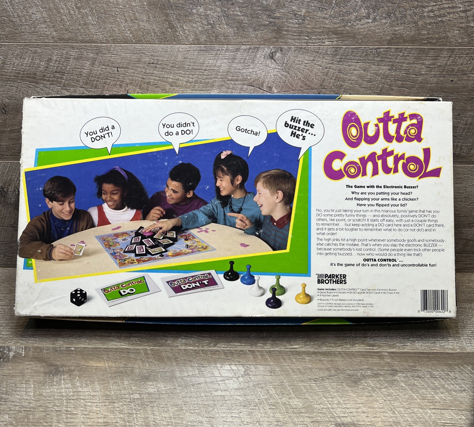 Vintage 1992 Parker Brothers Outta Control Electronic Board Game – 100% Complete