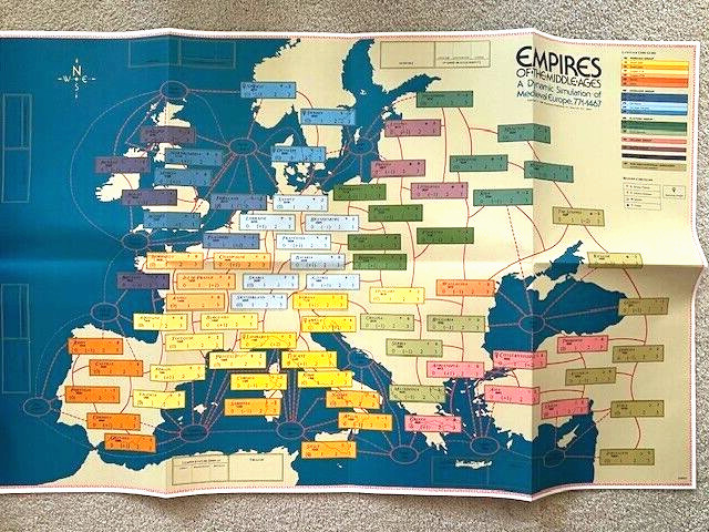 Empires of the Middle Ages, Vintage SPI- 1980. UNPUNCHED.
