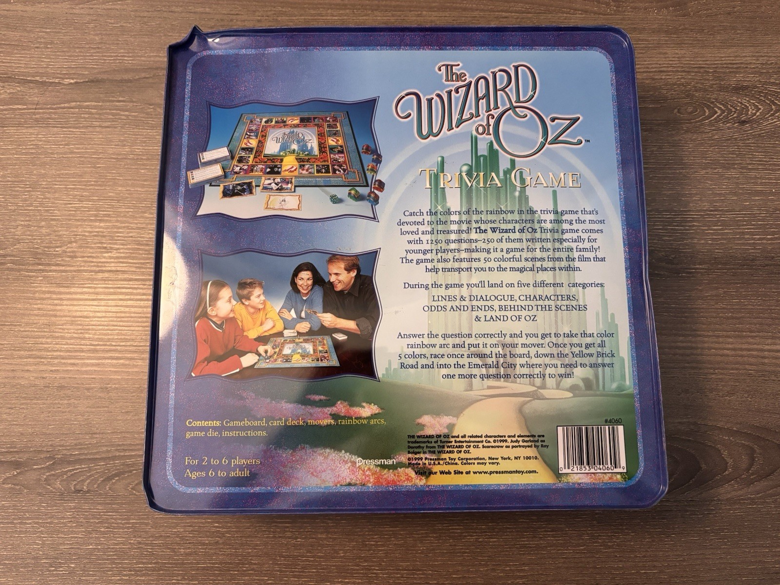 Wizard Of Oz Board Games Miscellaneous Lot Of 4