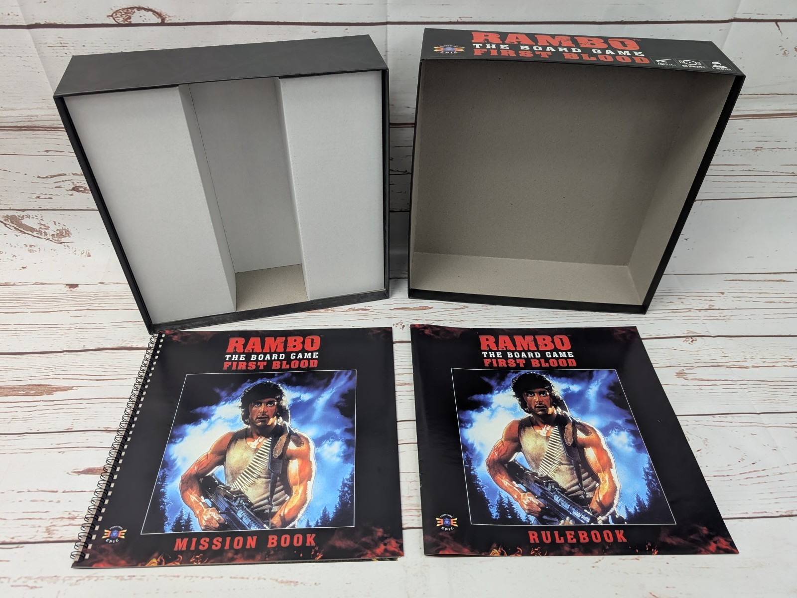 Rambo The Board Game Trilogy Collection Bundle Complete Everything Epic