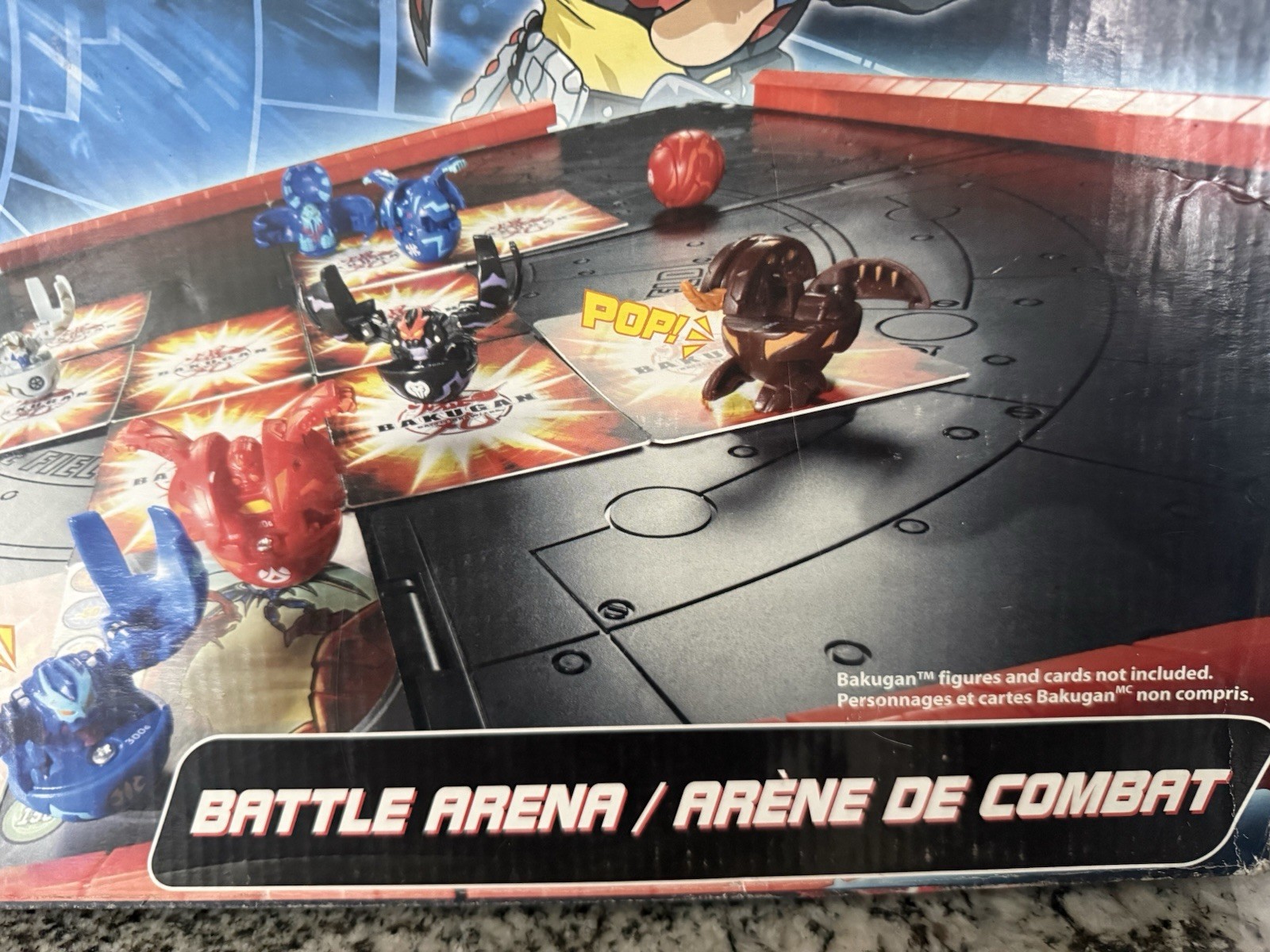 NEW Bakugan Battle Arena Collapsible Red/Black Box 2007 NEW In BOX