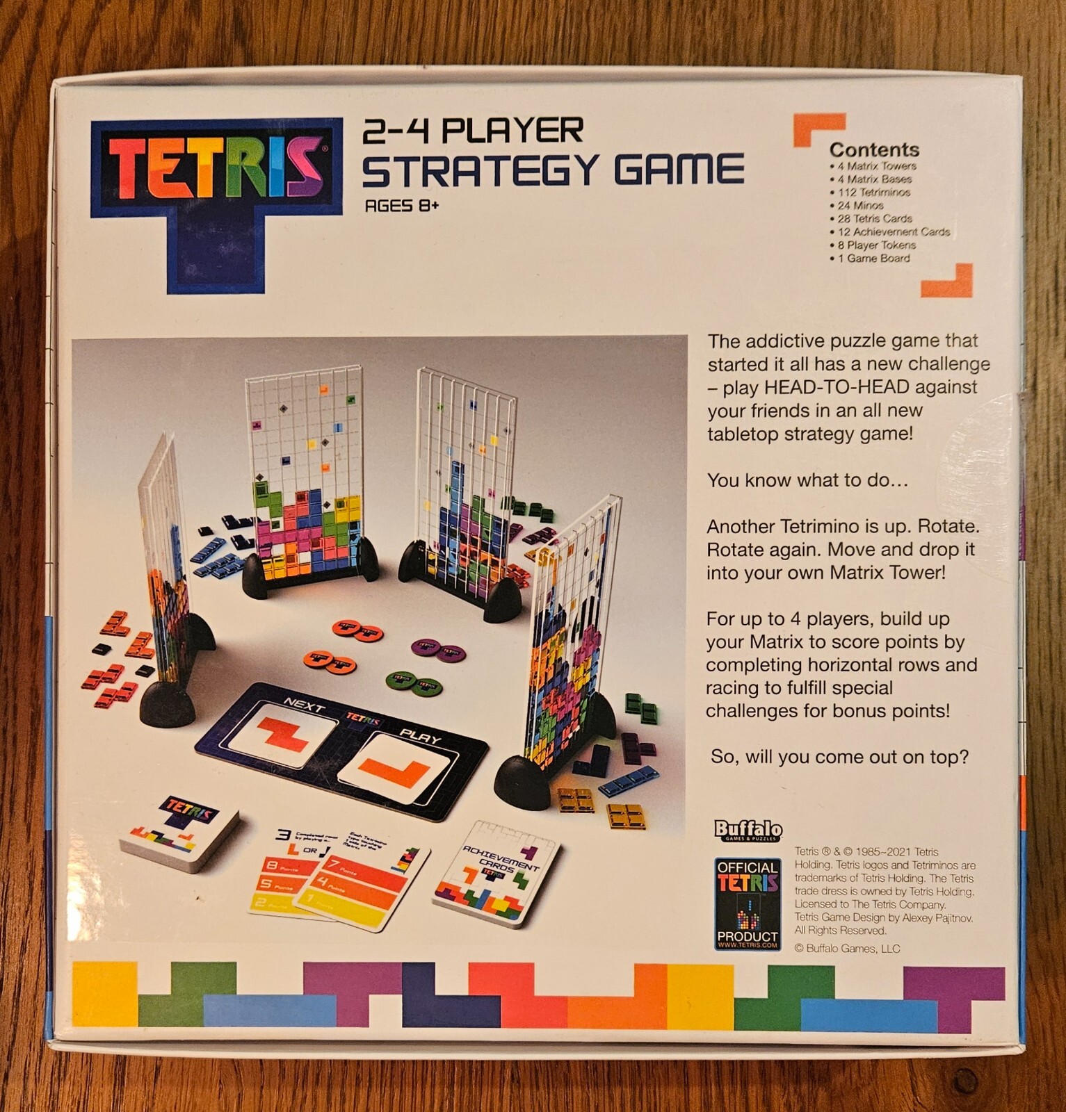 Tetris Strategy Board Game by Buffalo Games