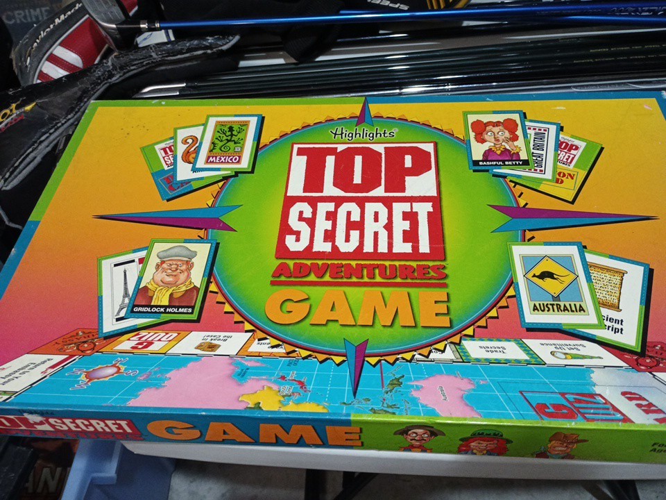 TOP SECRET ADVENTURES BOARD GAME HIGHLIGHTS EDUCATIONAL TEACHER INSTRUCTIONS