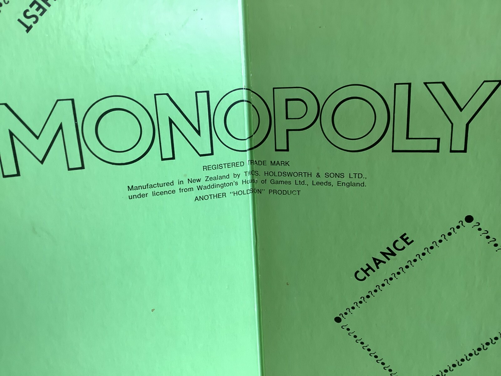 MONOPOLY STANDARD EDITION – HOLDSON – VINTAGE RETRO BOARD GAME NEW ZEALAND NZ