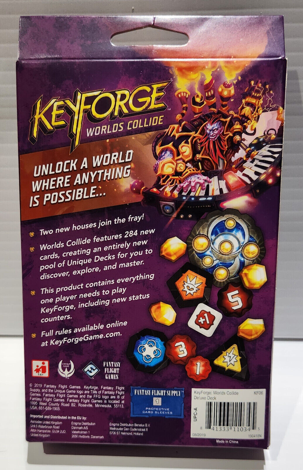 KeyForge Worlds Collide – Deluxe Archon Deck – Fantasy Flight – Sealed