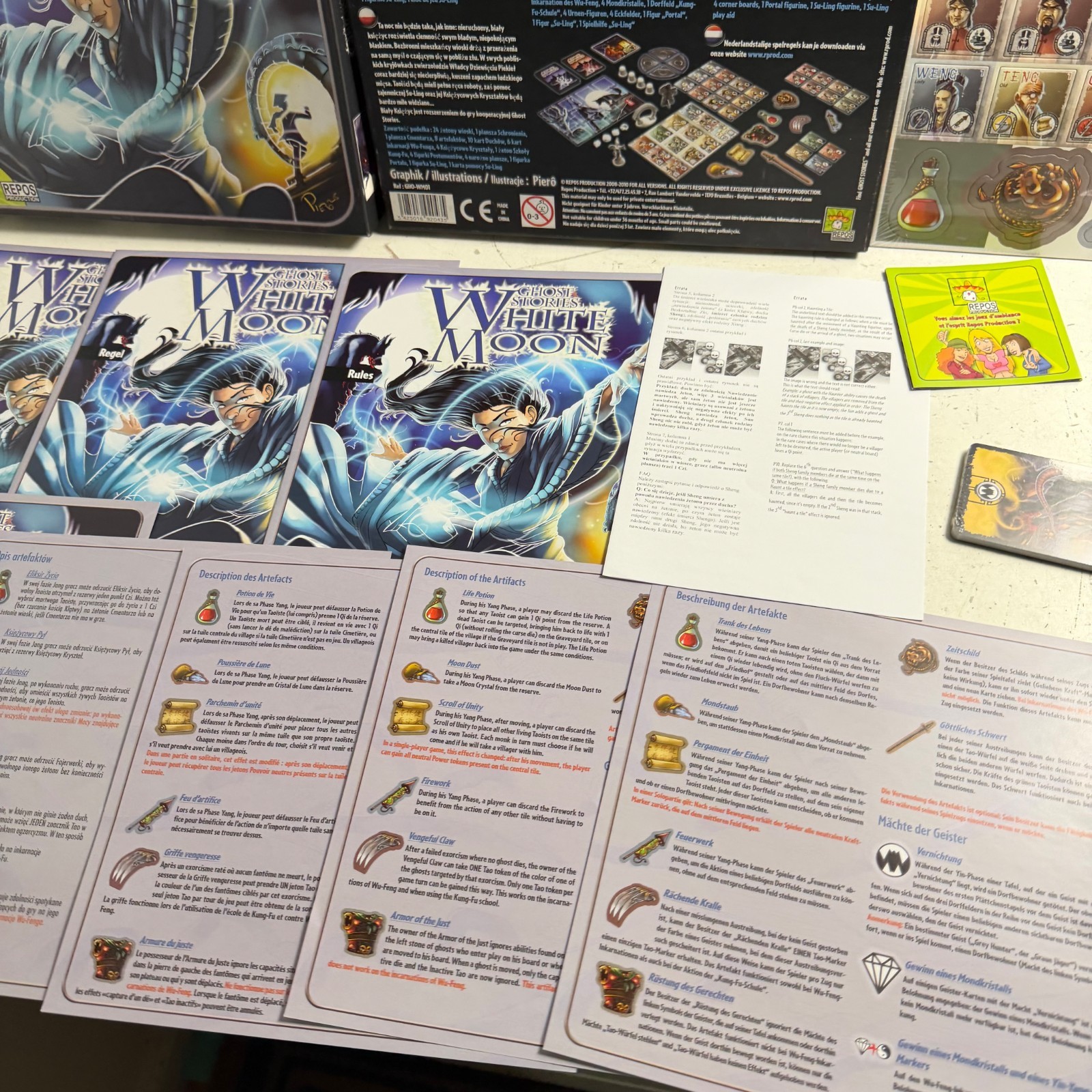 Ghost Stories: White Moon Repos Production Cooperative Board Game Expansion