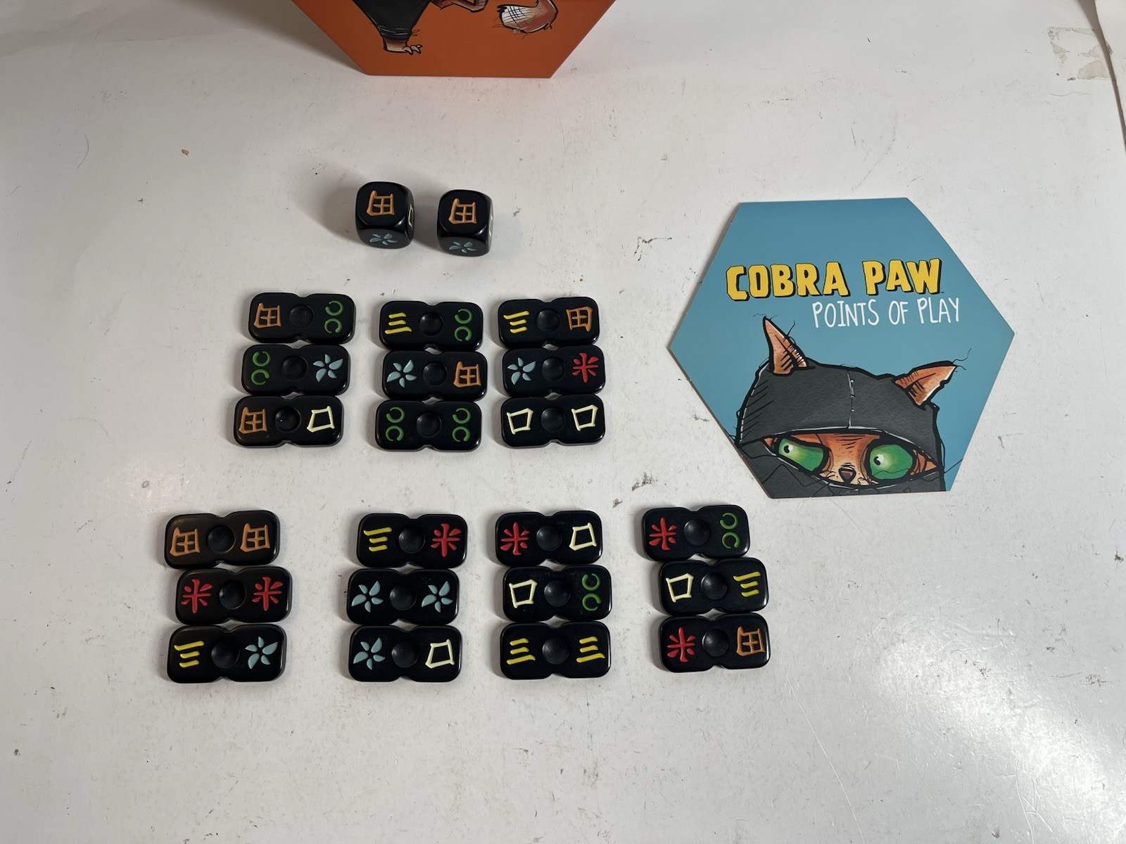 COMPLETE Cobra Paw Ninja Tile Game Bananagrams Master Meow Clawfuku Cat Ninja