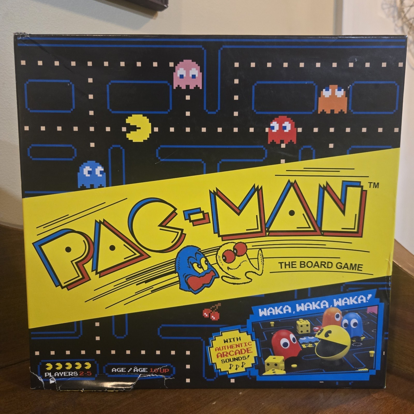 Pac Man The Board Game Classic Arcade Table Top Game 100% Complete