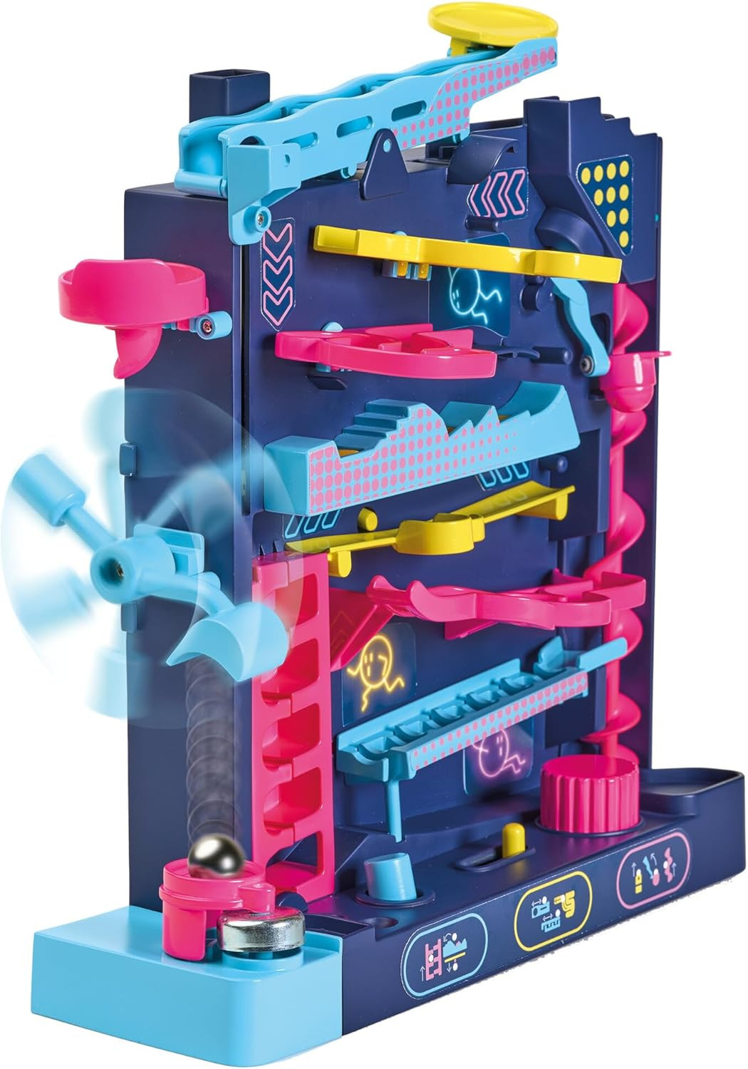 TOMY Screwball Scramble Level up Marble Maze – Vertical Beat-The-Clock Marble Ru