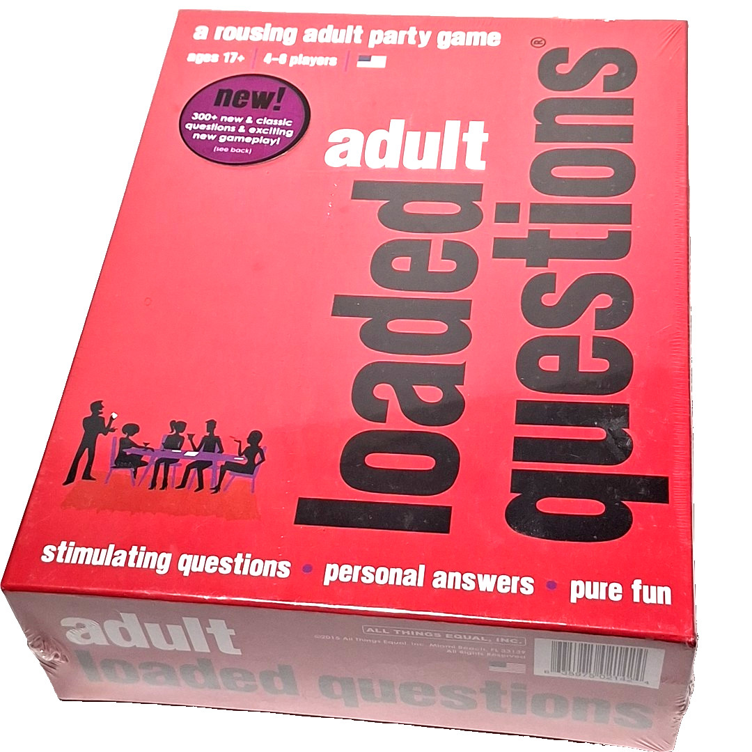 Loaded Questions Adult Themed Party Board Game 4-6 Players Ages 17+