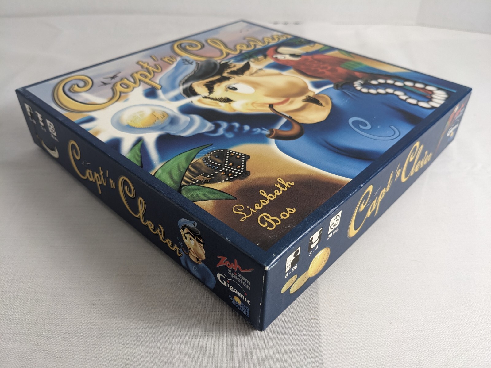CAPT’N CLEVER Board Game 100% COMPLETE Rio Grande Zoch Gigamic 2003 OOP